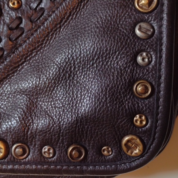 NWT OLD TREND Lone Road Black Leather Bag RARE SOLD OUT htf - Picture 8 of 16